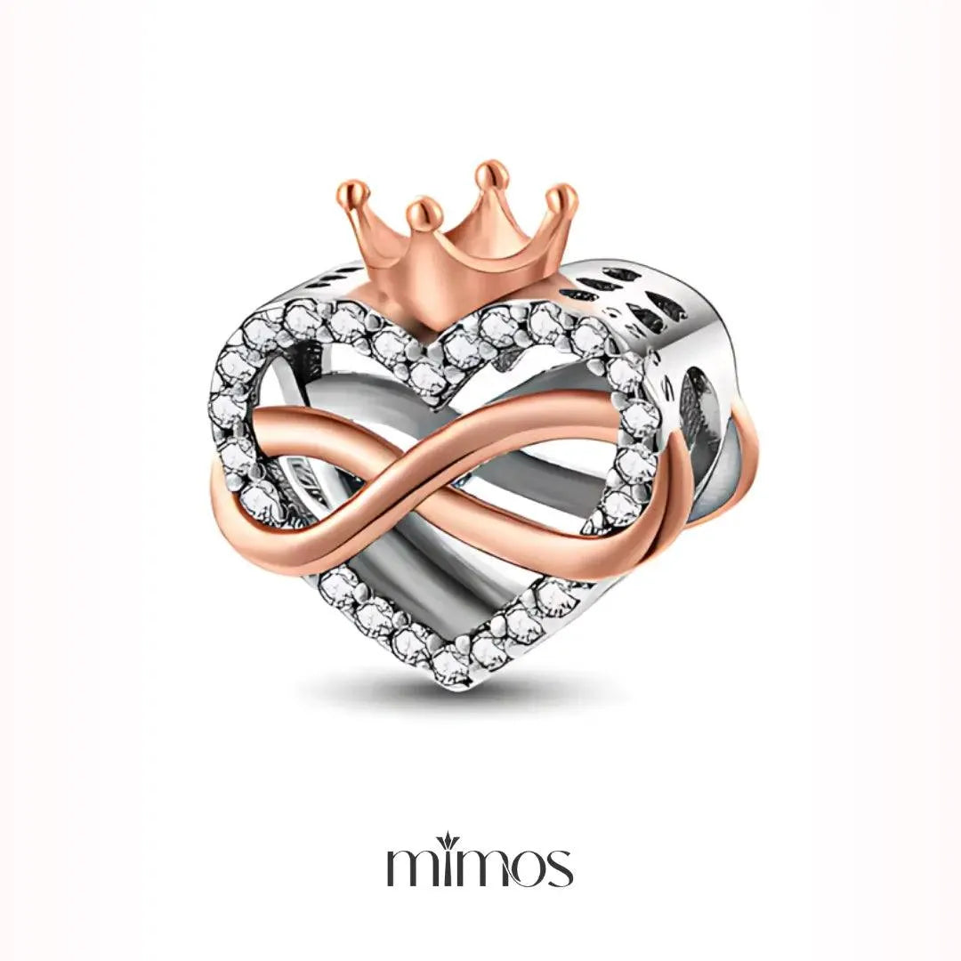 Infinity Heart Charm