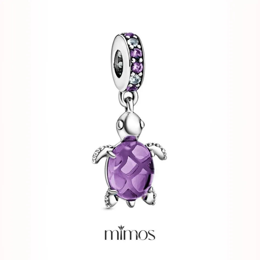 Lavender Turtle Charm