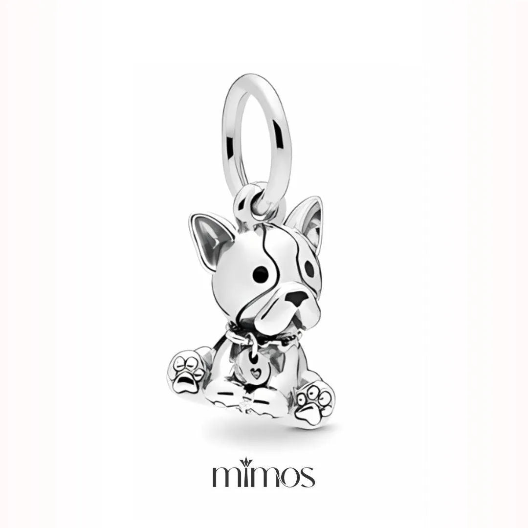 Dog with Collar Charm