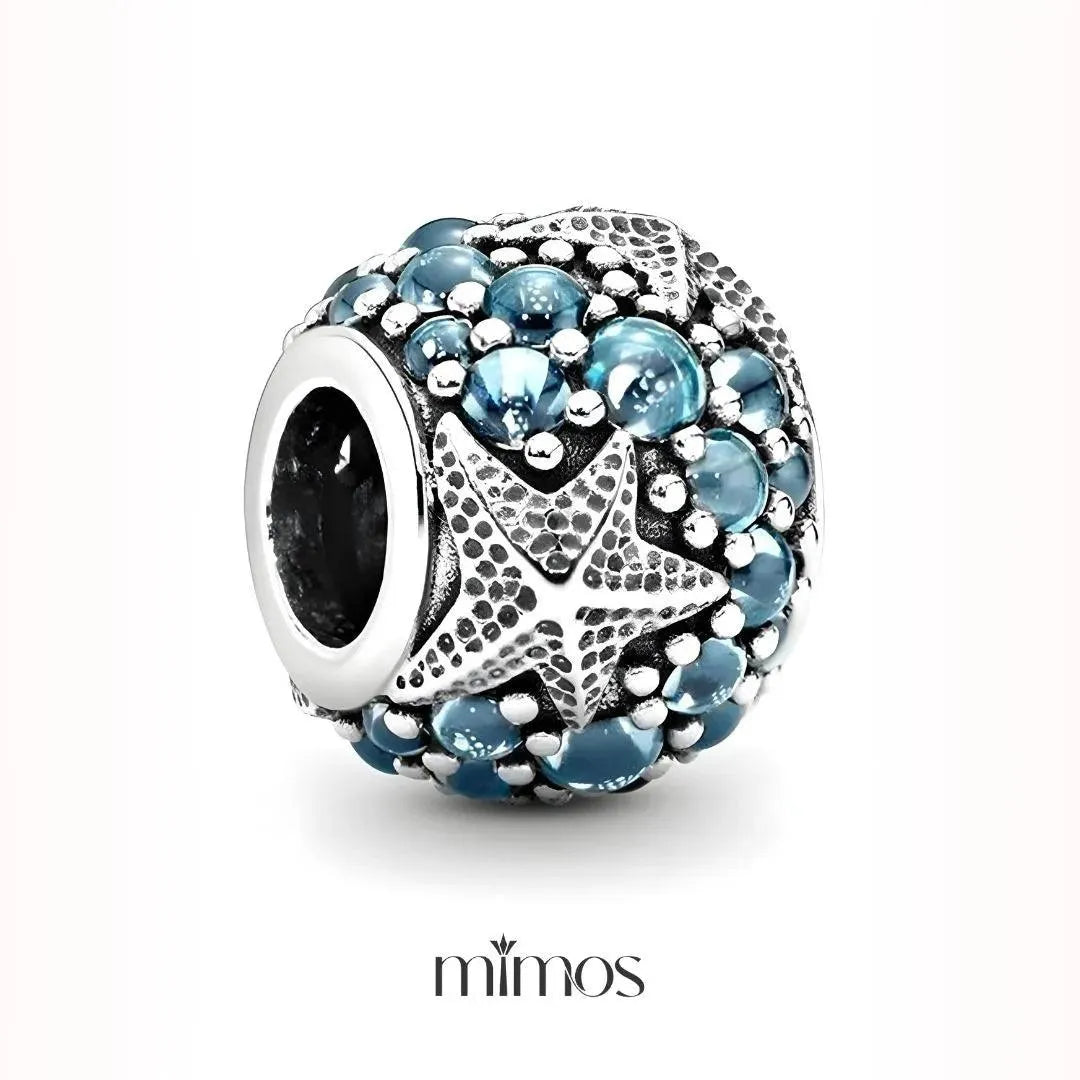 Blue Beach Sphere Charm