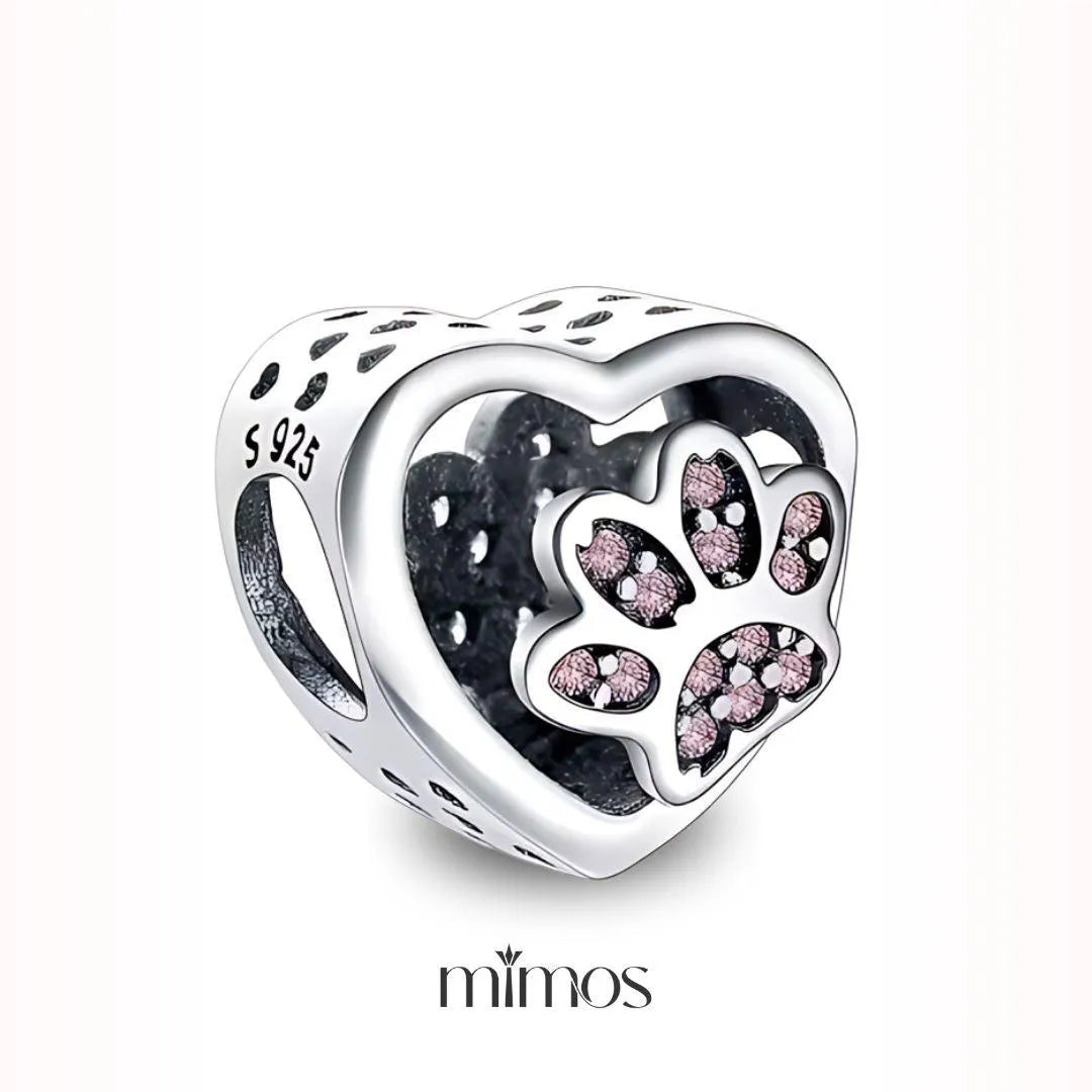 Pet Love Heart Charm