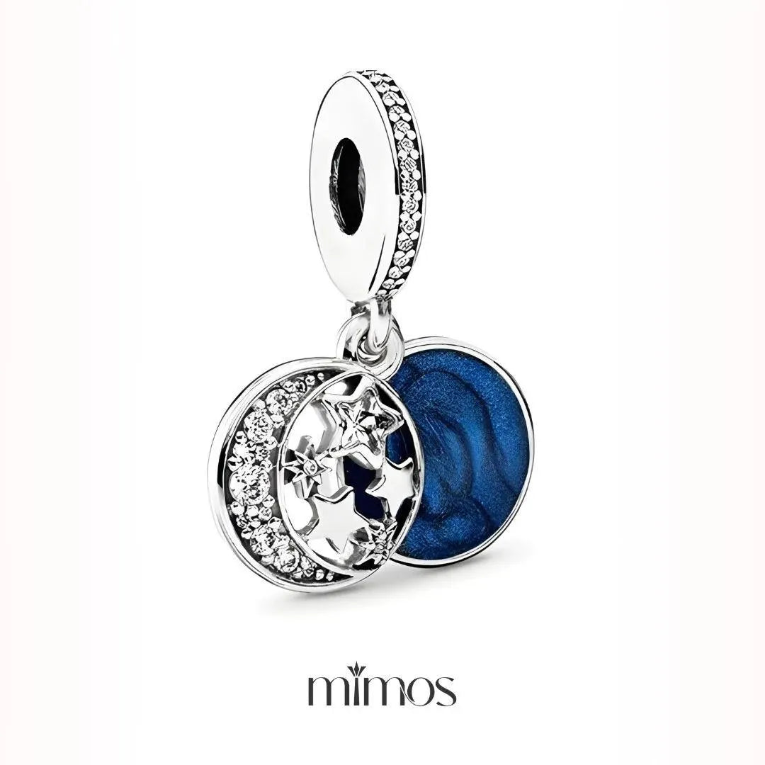 Moon and Blue Sky Charm