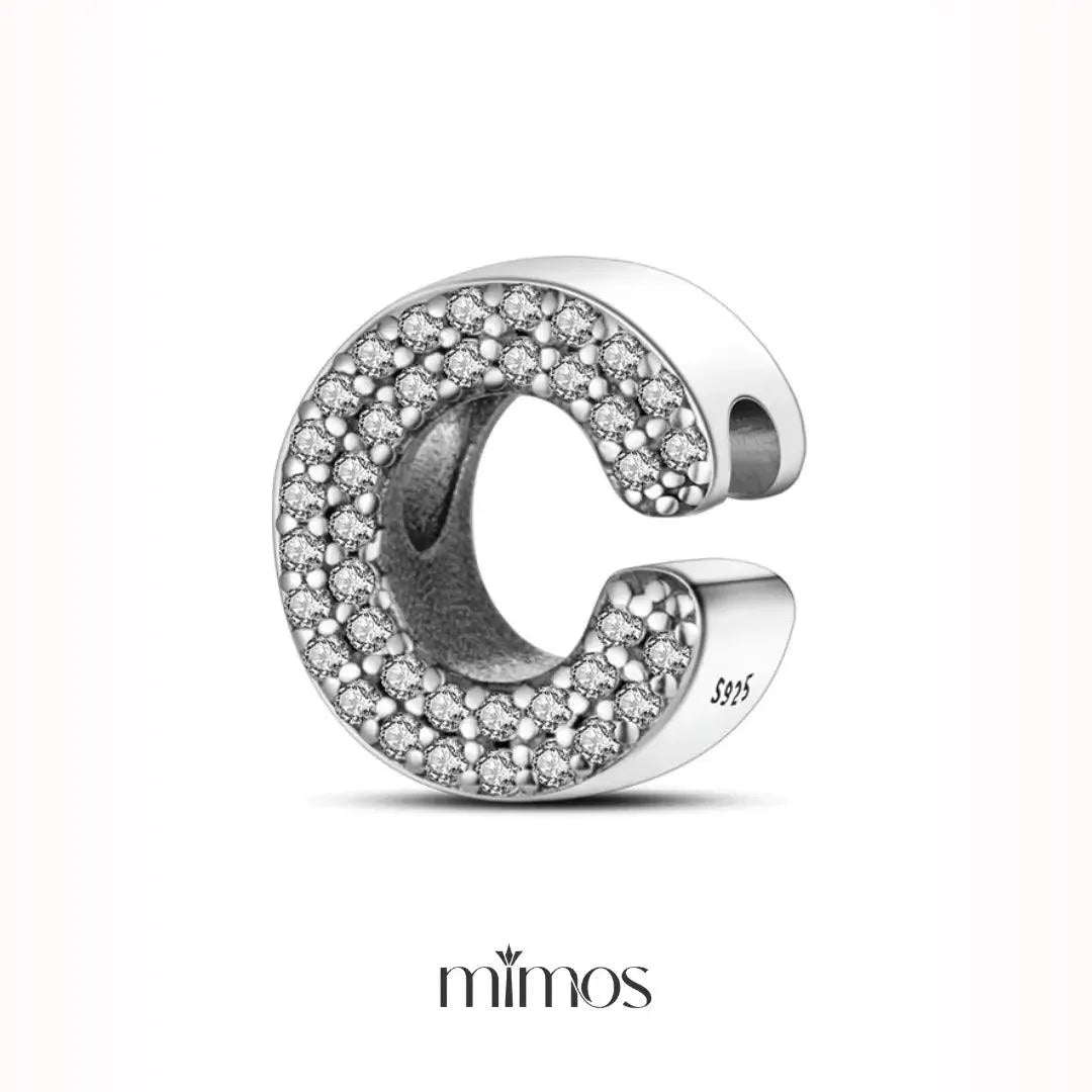 Initials Diamond Charm