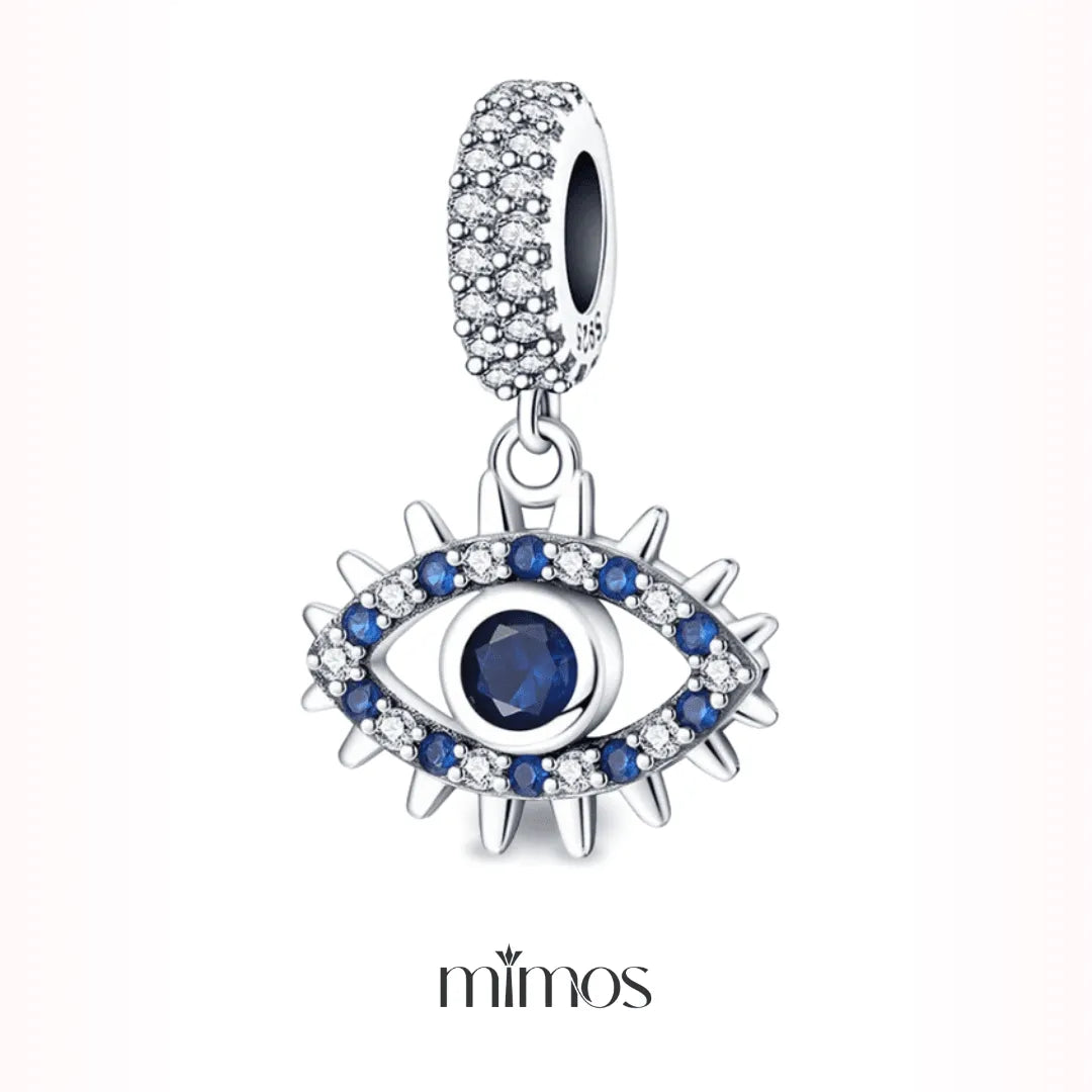 Genuine Silver Evil Eye Charm 3