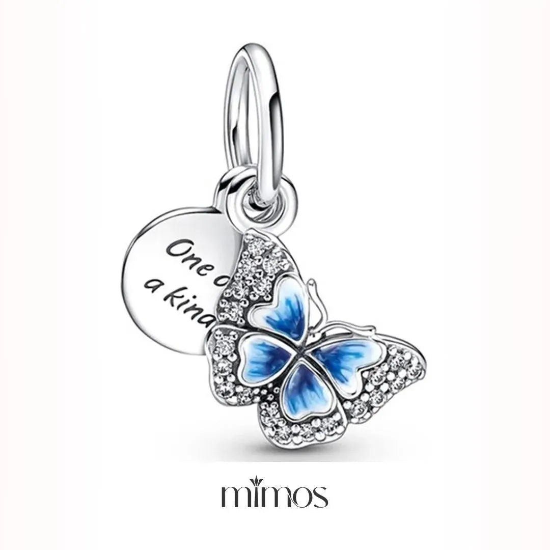 Blue Butterfly Charm