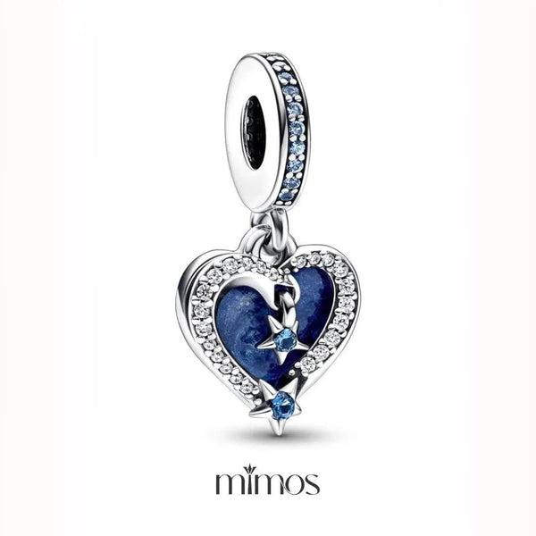 Blue Heart Charm