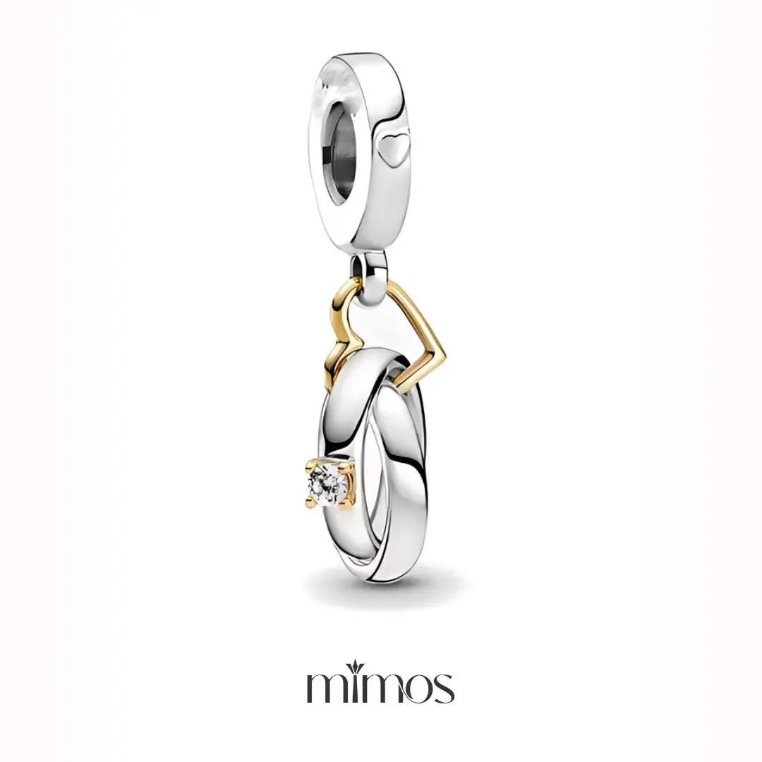 Heart with Ring Charm